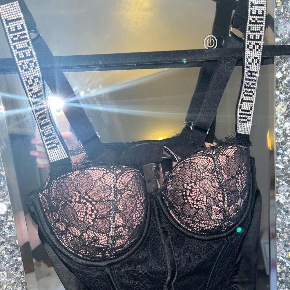 Victoria’s Secret shine strap teddy bodysuit